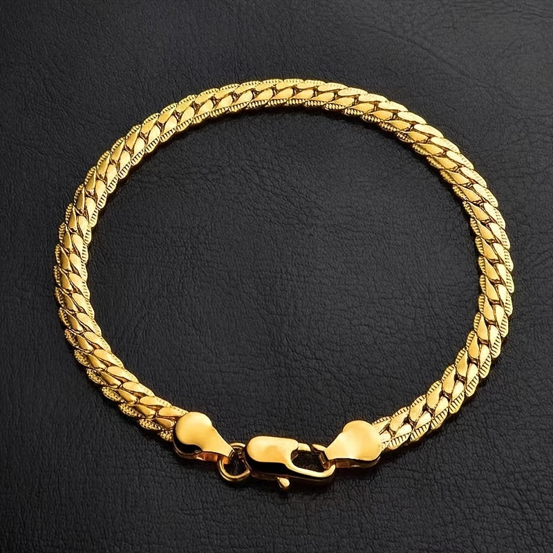 Golden Grace Cuff Sleek Bracelet for Effortless Everyday Elegance
