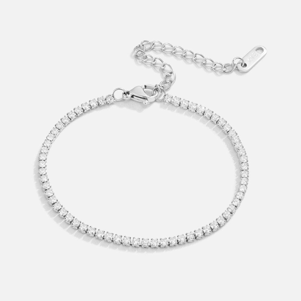 Cordelia - Silver Tennis Bracelet