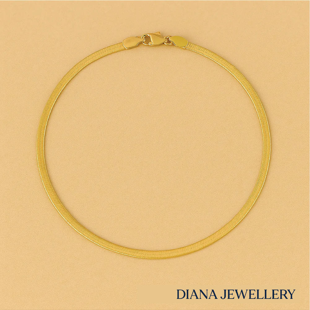 Soleil Serpent 14k Gold Bracelet