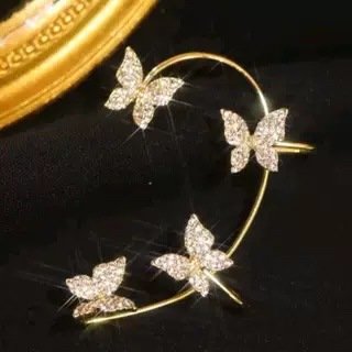 Butterfly Bloom: Crescent Earrings