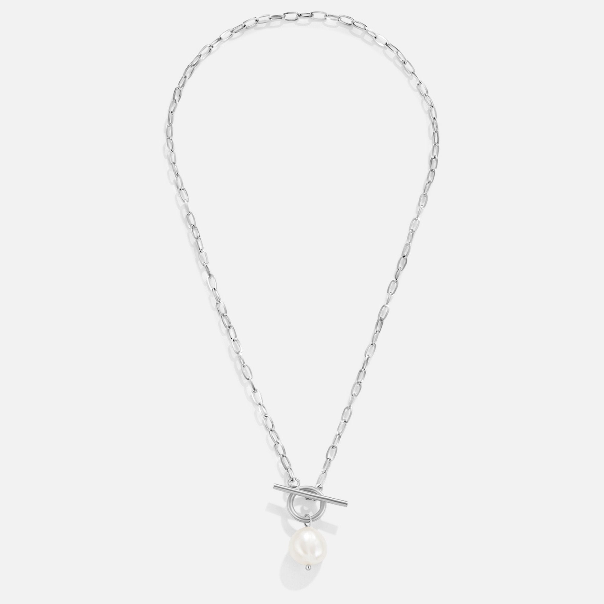 Eva - Freshwater Pearl Silver Necklace