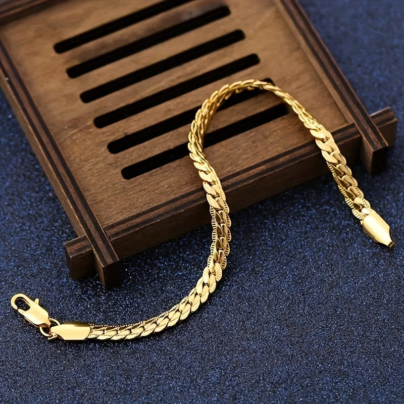 Golden Grace Cuff Sleek Bracelet for Effortless Everyday Elegance