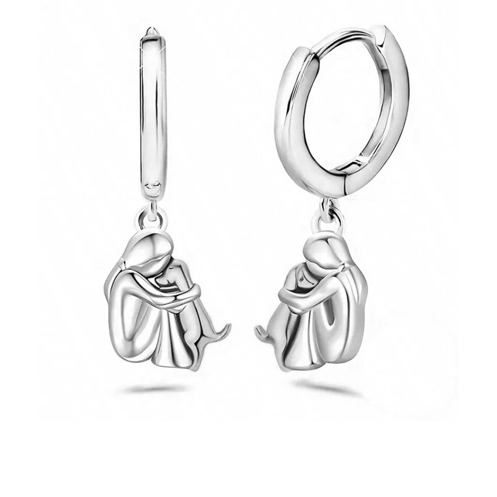 Ametis Hug Pendant with Matching Earrings - For a Limited Time Only