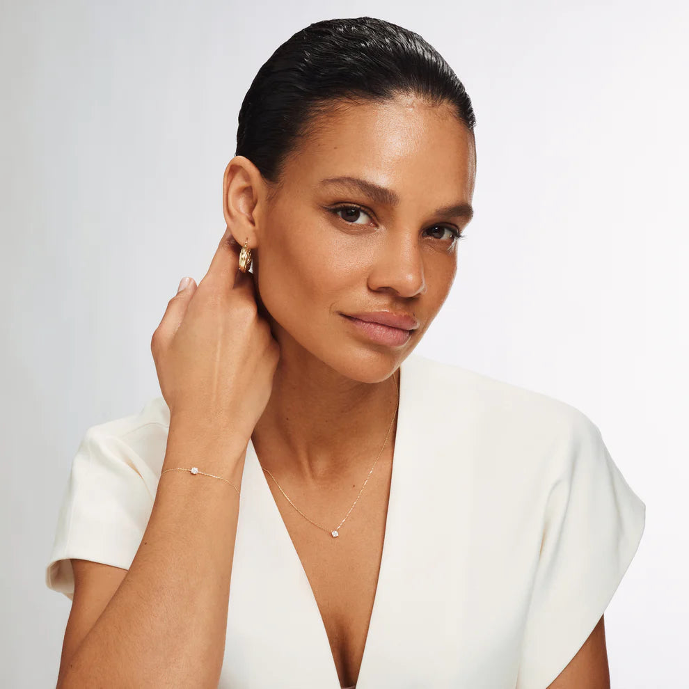 Cléa Moissanite Jewelry Set in 14k Gold