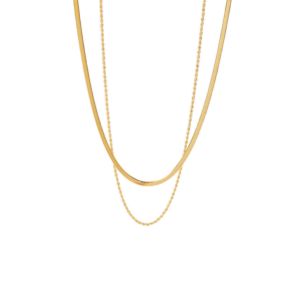Hailey layered necklace