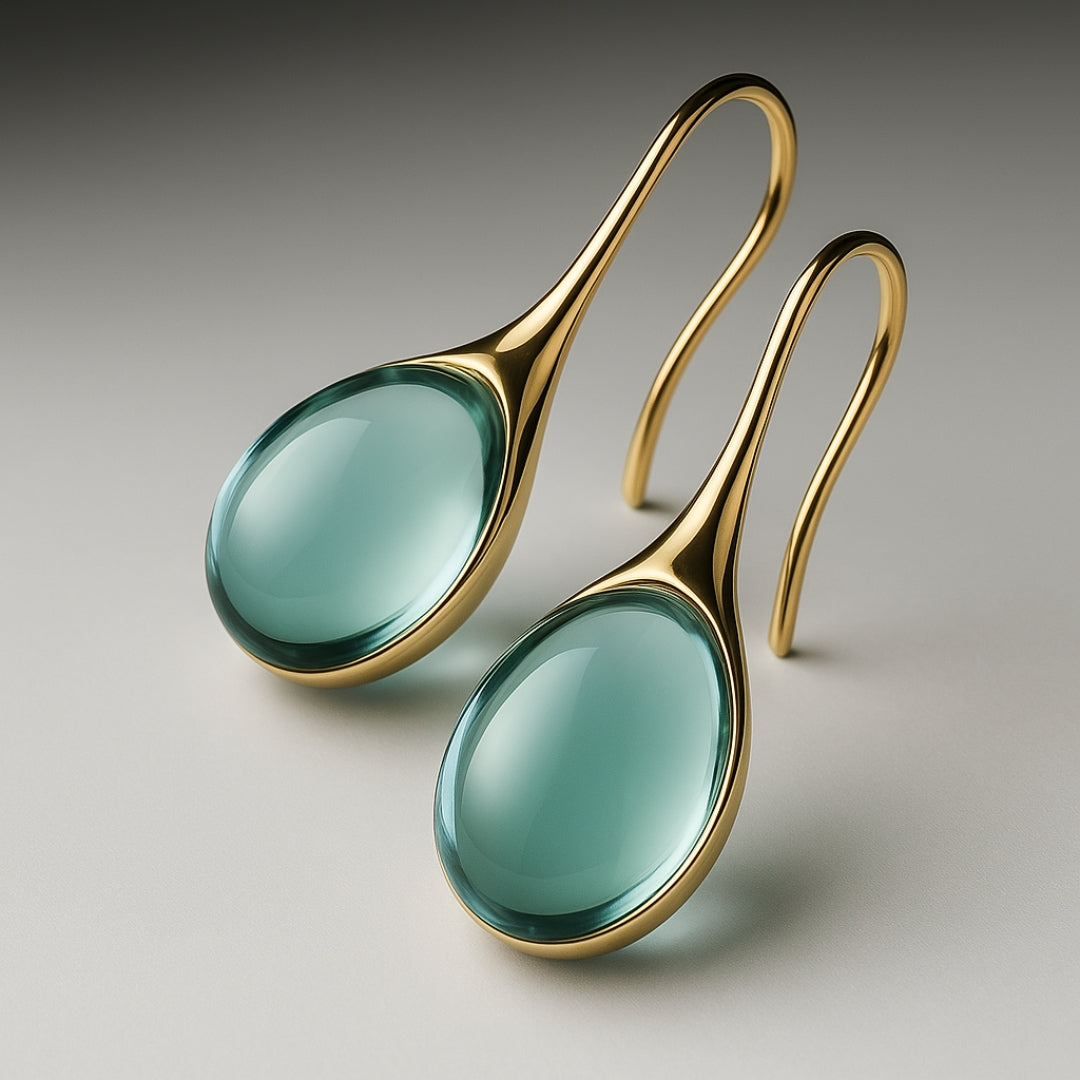 Crystal Drop Earrings – Shimmering Elegance in Gold & Silver