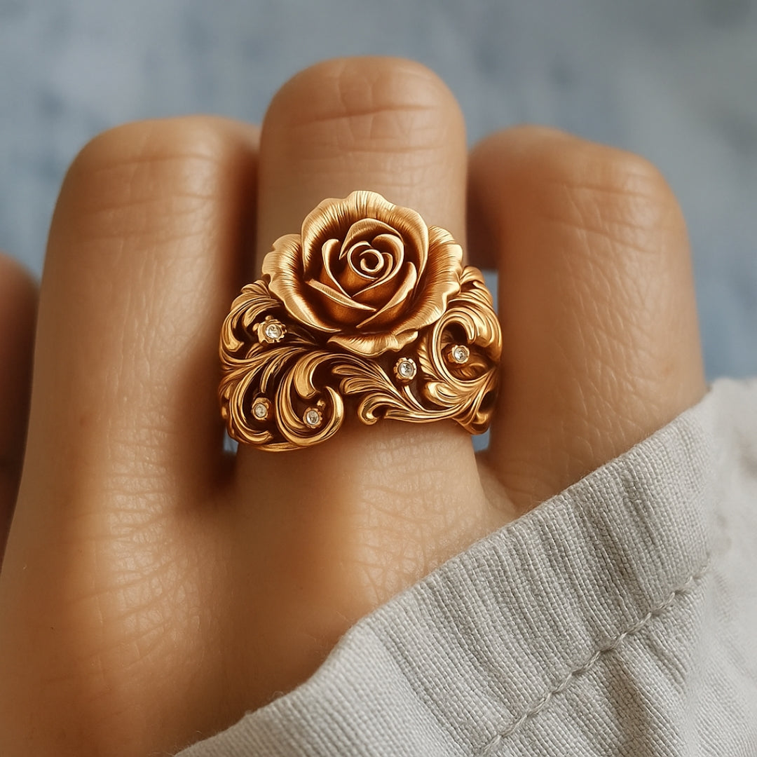 Golden Bloom Ring