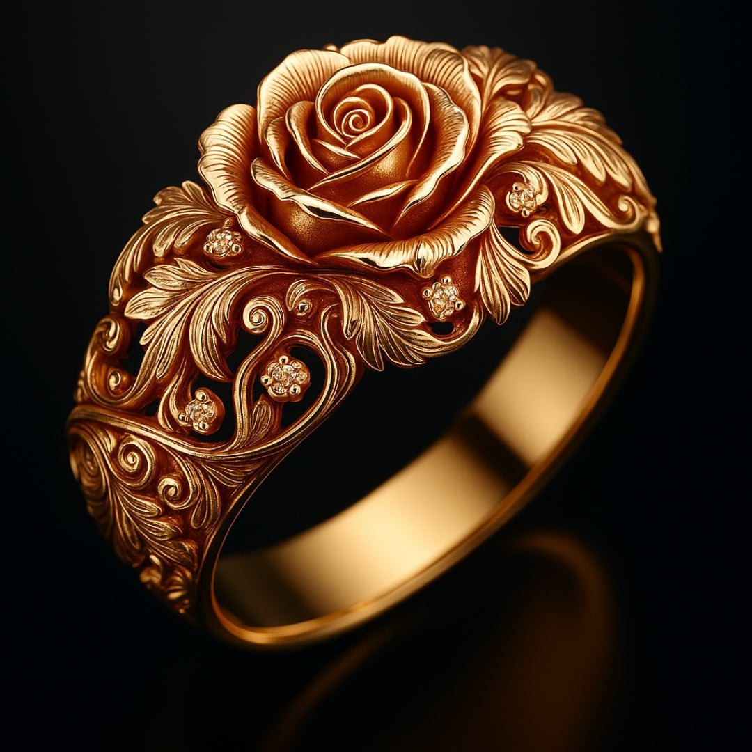 Golden Bloom Ring