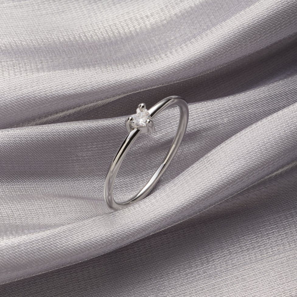 ‘Small Love’ - Crystal Heart Ring