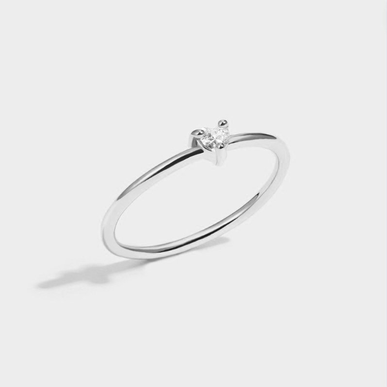 ‘Small Love’ - Crystal Heart Ring