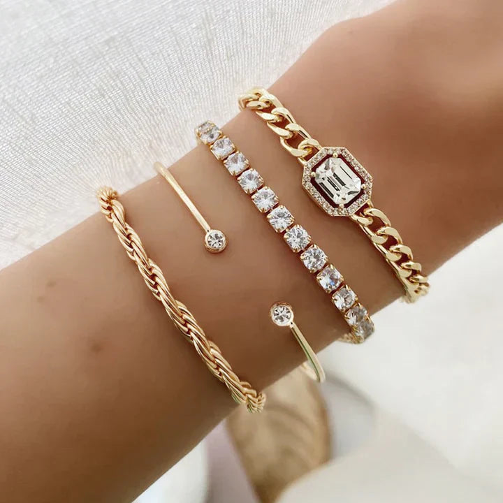 Domitia Calvina | Radiant 18k Gold Layered Set
