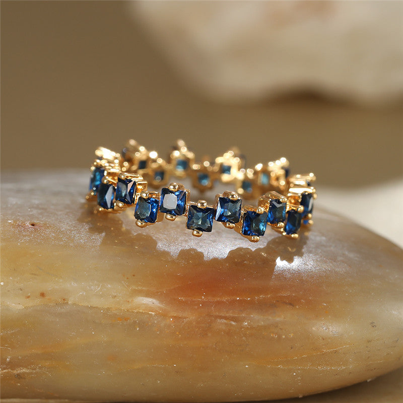 Crushed Diamond Sparkling Ring