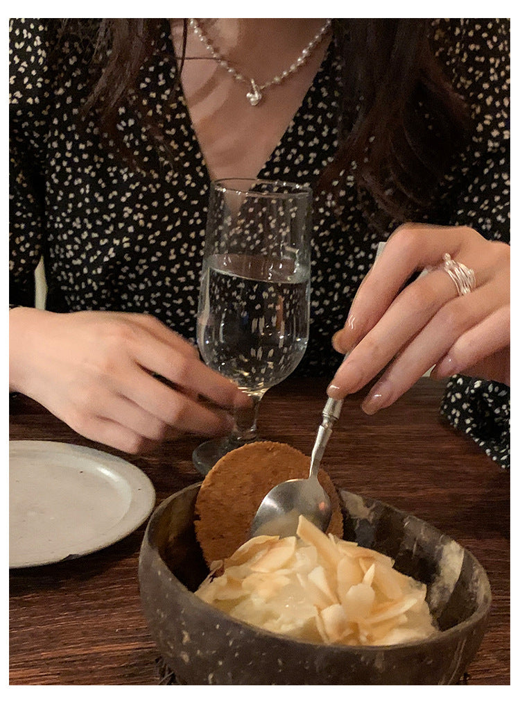 Wrapped sterling silver pearl ring