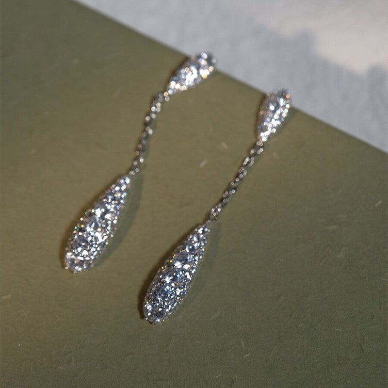 Water drop earrings