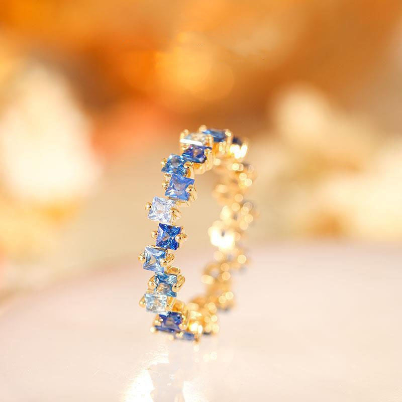 Crushed Diamond Sparkling Ring