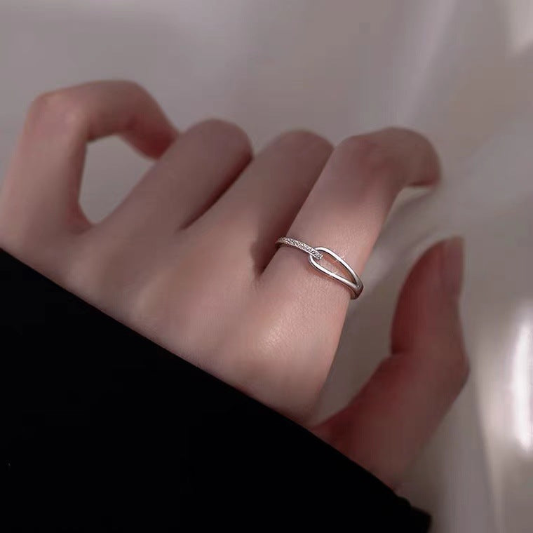 Sterling silver Rupert's tears ring