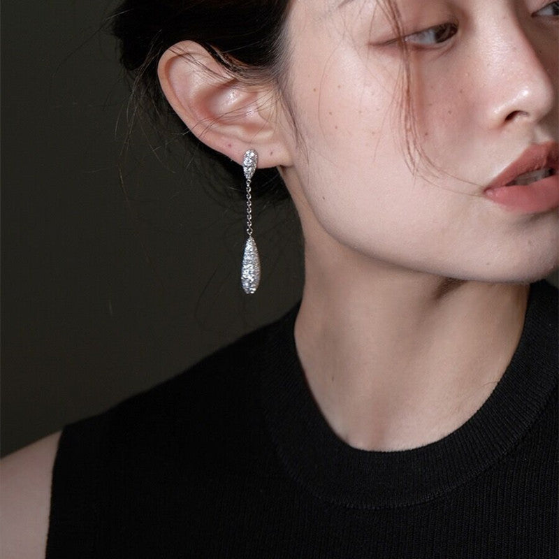 Water drop earrings