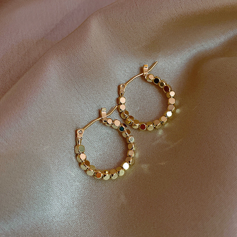 Simple hoop earrings