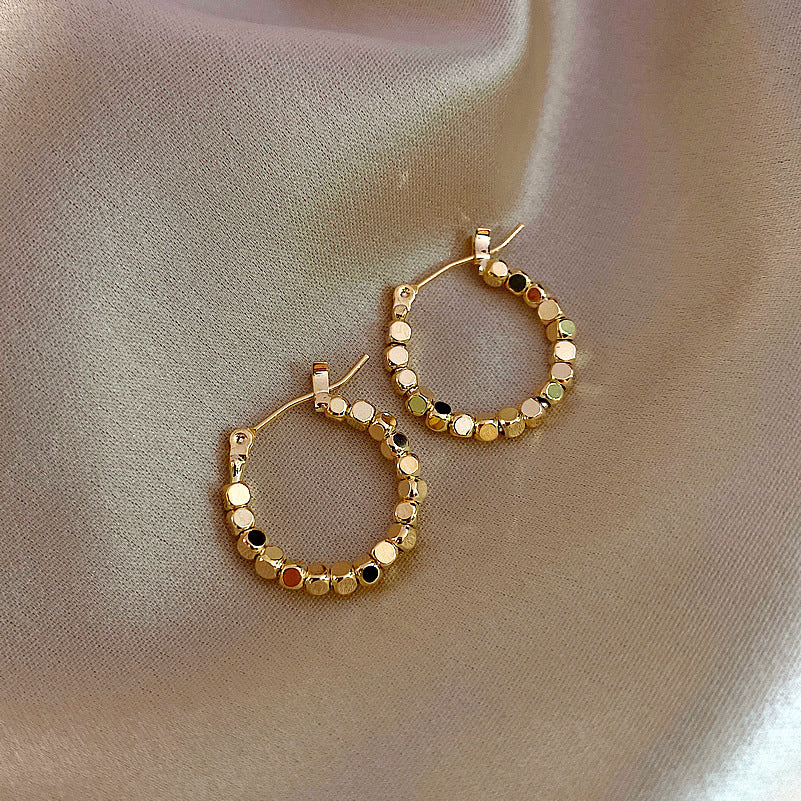 Simple hoop earrings
