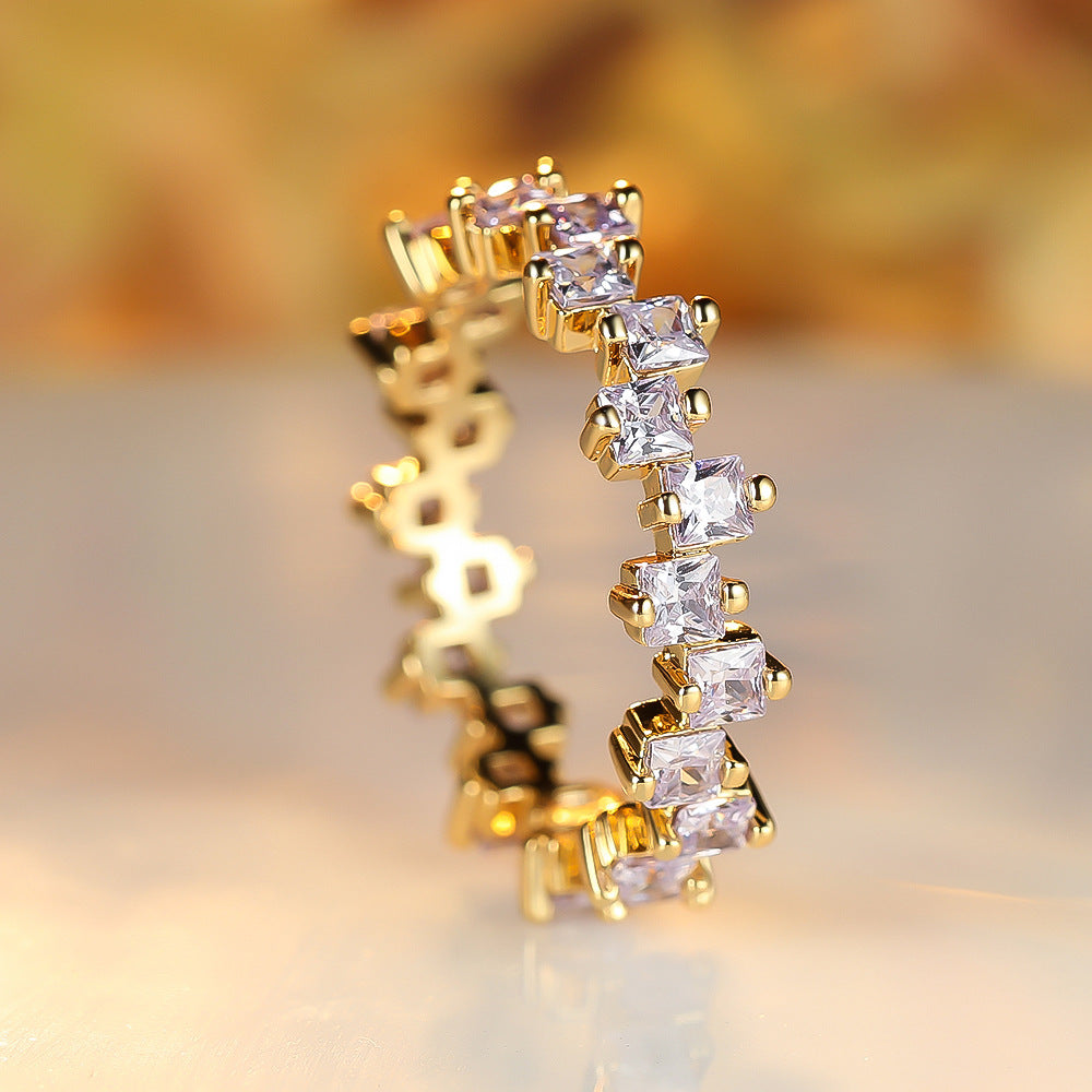Crushed Diamond Sparkling Ring