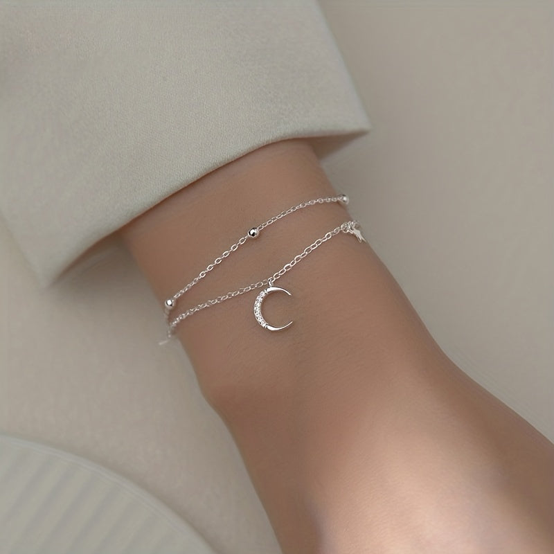 Adjustable Chain with Synthetic Zirconia for Women’s