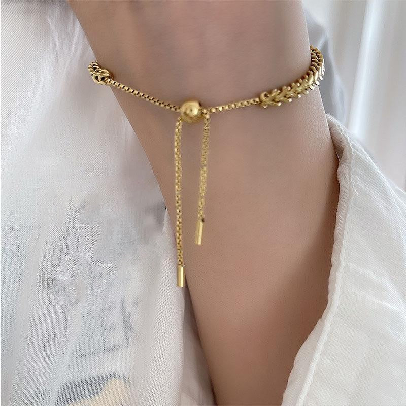 Radiant Strength: Gold Fortitude Bracelet