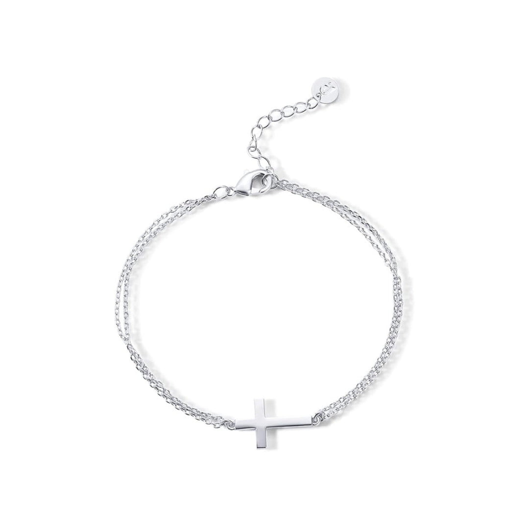 Slat Cross Bracelet