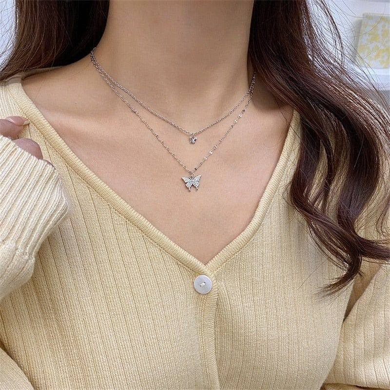 Fluttering Elegance: The Annabella Necklace