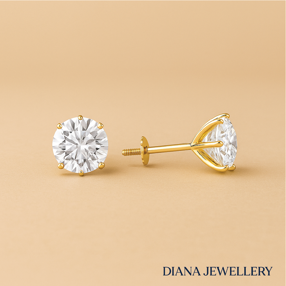 Tera Statement Earrings in 18k Gold