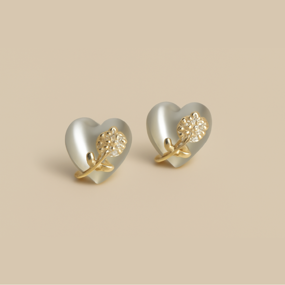 Sparkling Zirconia Earrings with Exquisite French Vintage Detailing