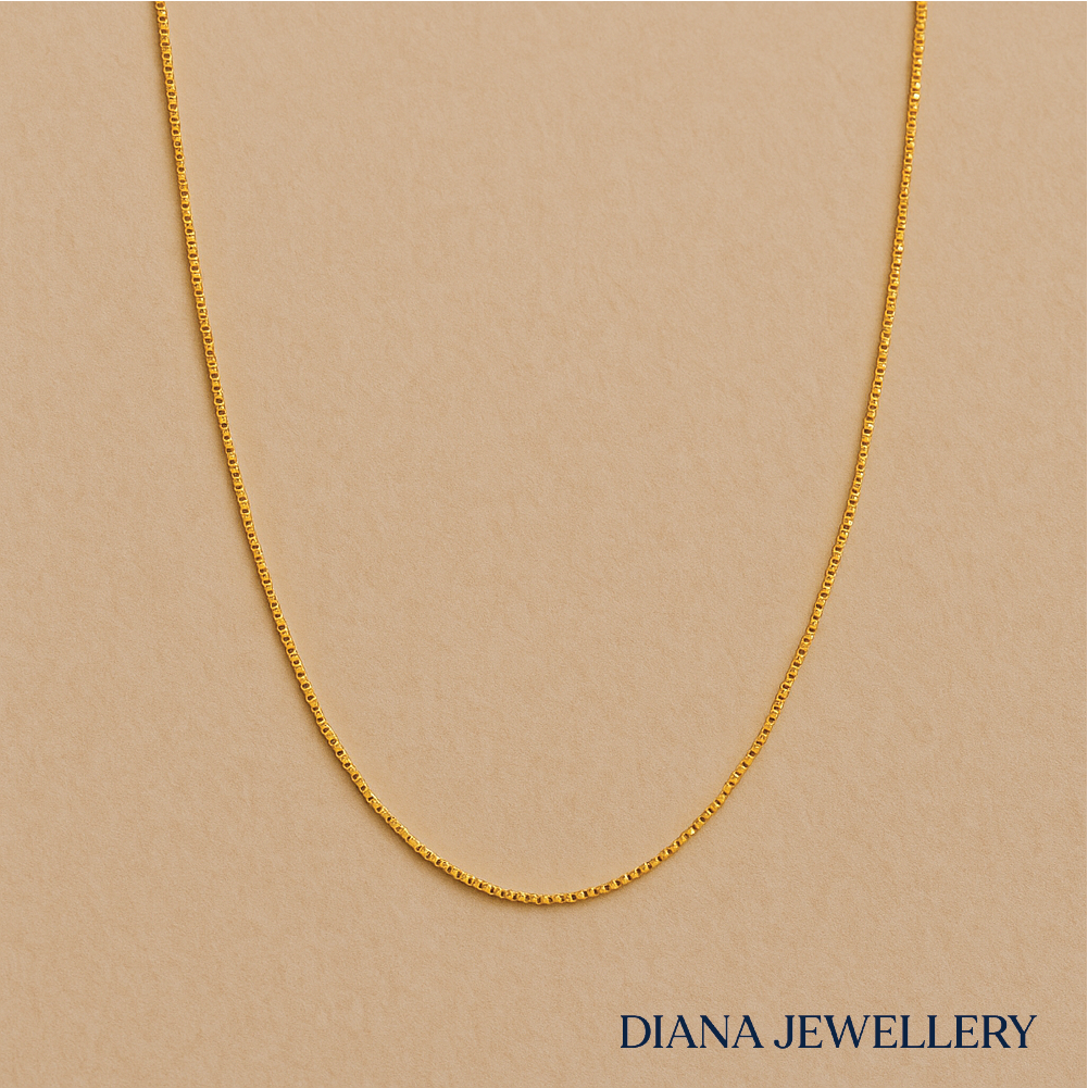 Bodega – 18k Gold Box Link Necklace