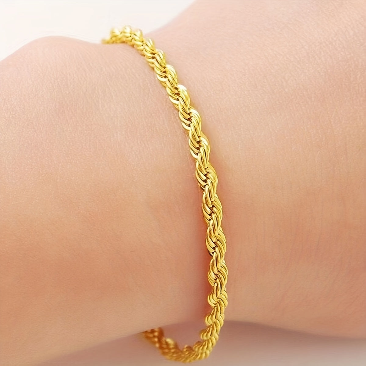 Stylish 3mm twist bracelet - perfect for him and her
