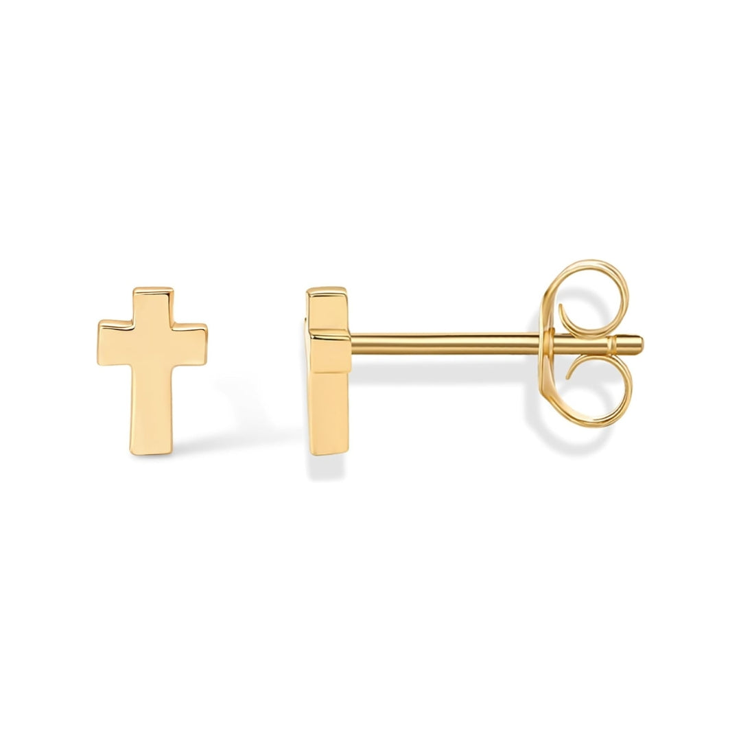 Slat Cross Earrings – Crafted for Sophisticated Style