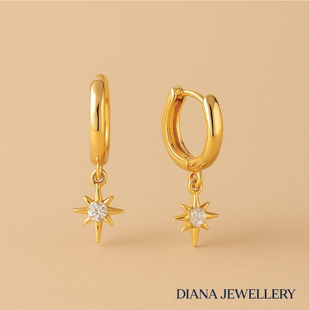 Vudu Hoop Earrings in 18k Gold