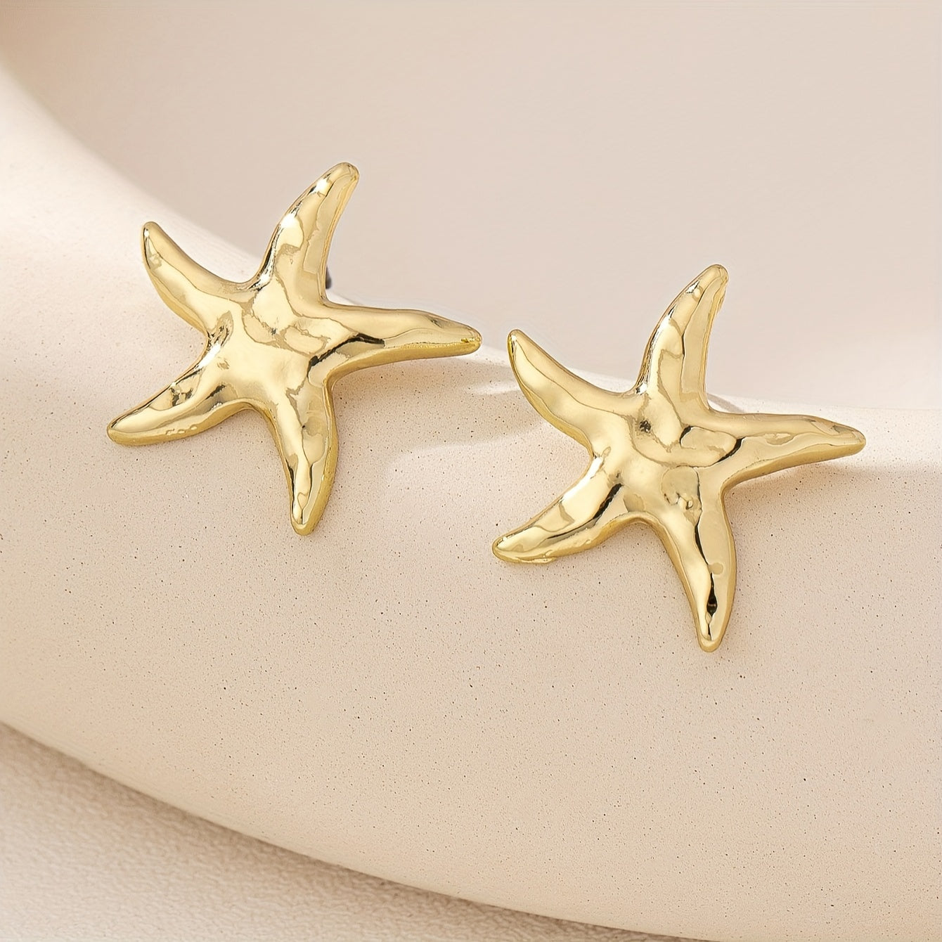 Starry Shores Bohemian Golden Stud Earring