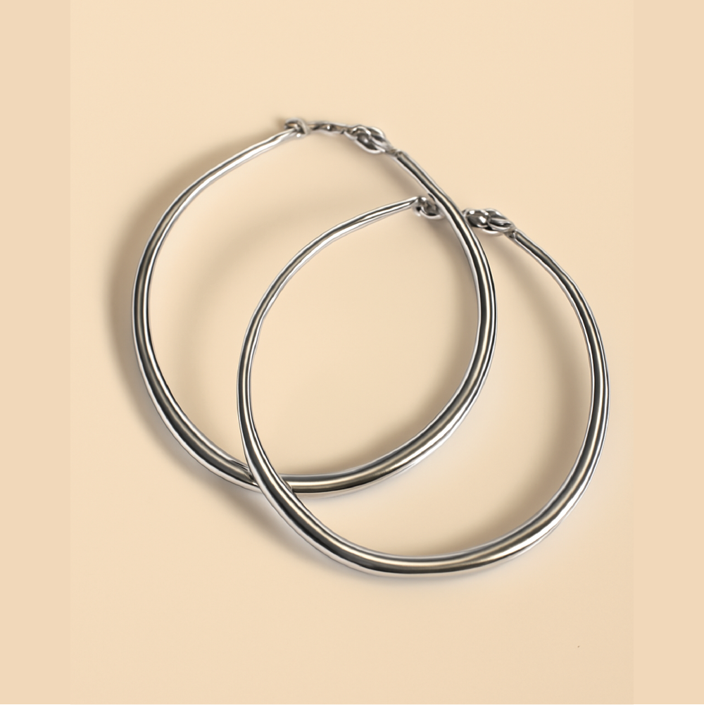 Exquisite Large Circle Hoops – Timeless and Elegant