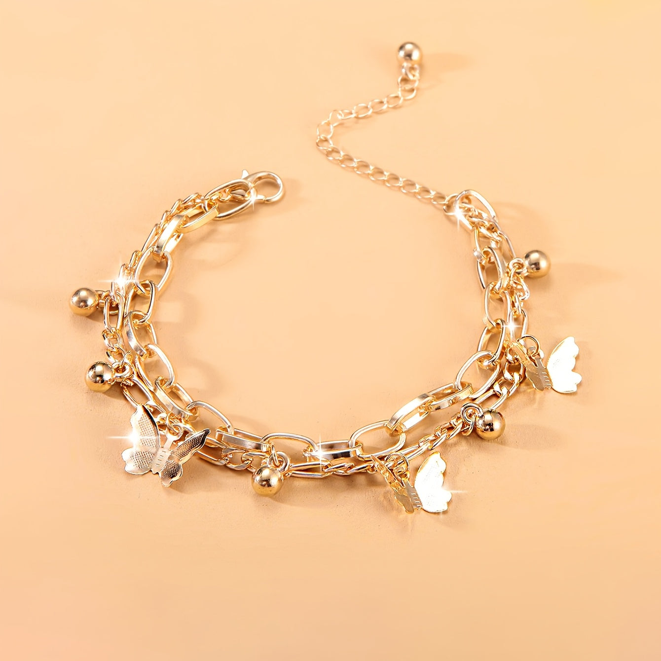 Faye | Elegant Butterfly Charm Bracelet