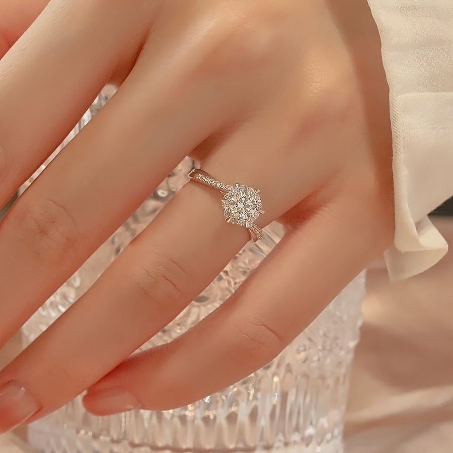 Lara Adjustable heart-shaped gemstone ring