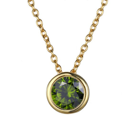 Lyra Spark: Timeless Birthstone Charm