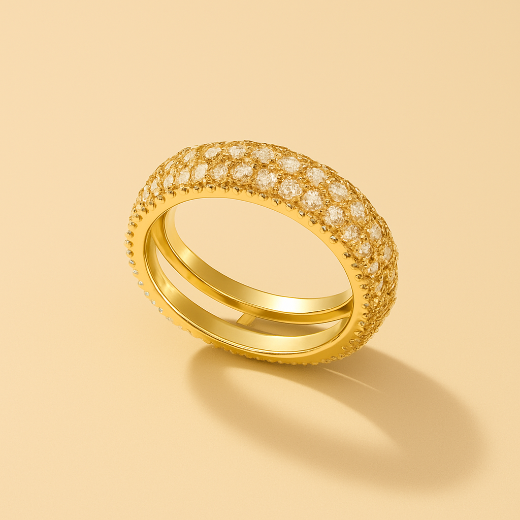 Luxurious Unisex Avant-Garde Ring for Men & Women