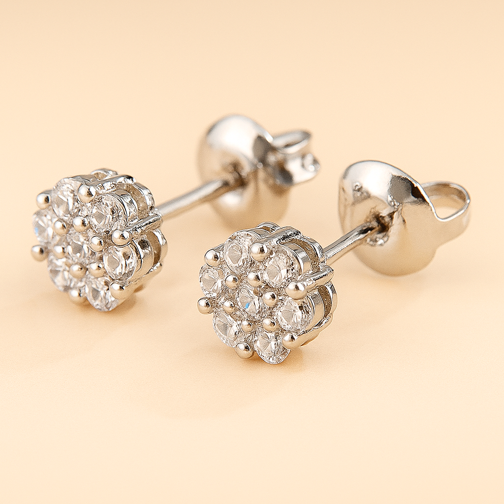 Lizzy Flower Stud Earrings