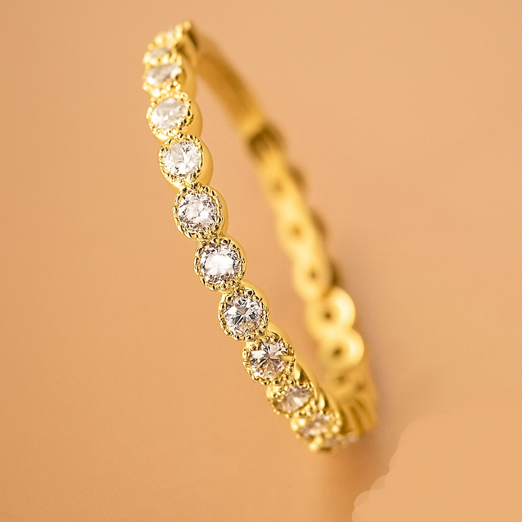 Luxury Round Zirconia Ring