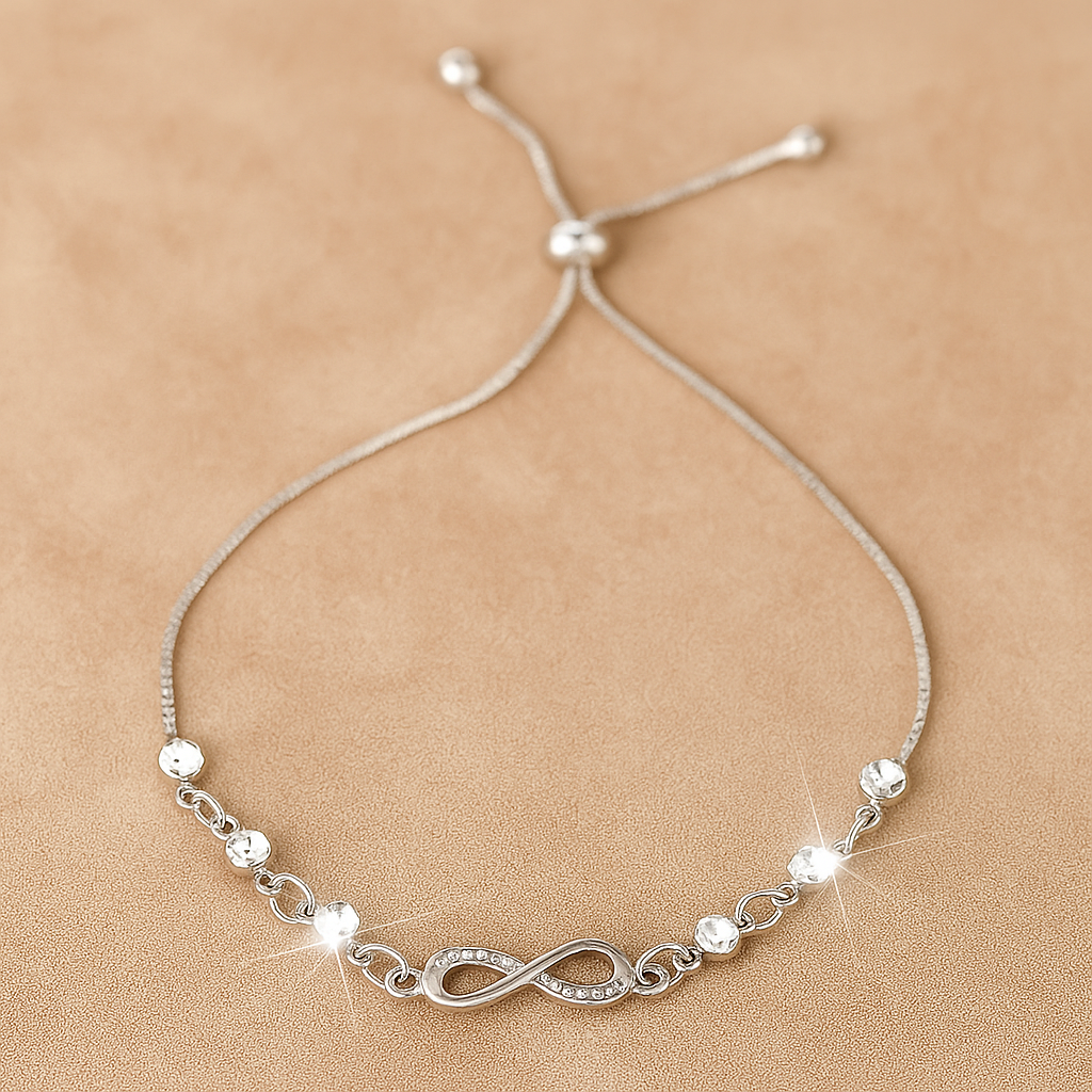 Lili Infinity Tennis Bracelet with Zirconia