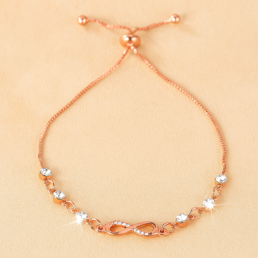 Lili Infinity Tennis Bracelet with Zirconia