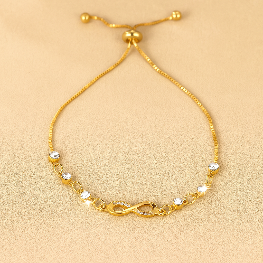Lili Infinity Tennis Bracelet with Zirconia