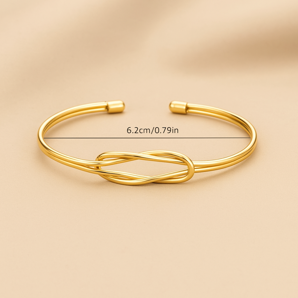 Trendy Wrap Design Open Bracelet – Stylish & Unique