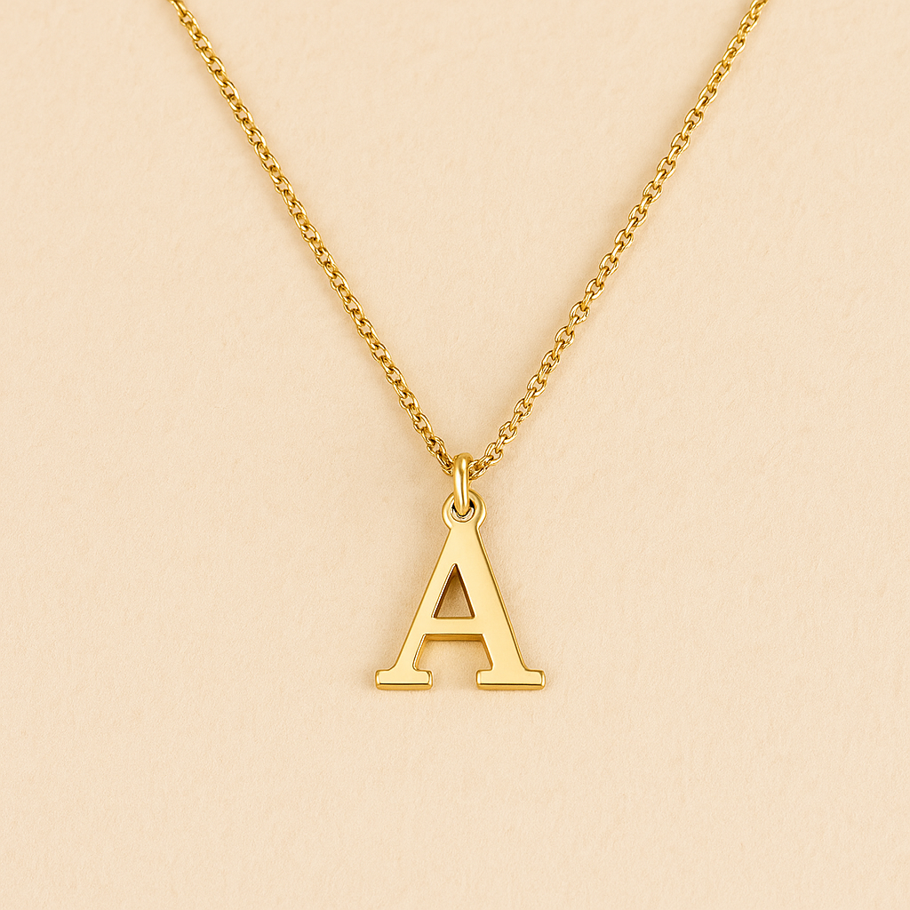 Love Letter Necklace – A Golden Message in 18k