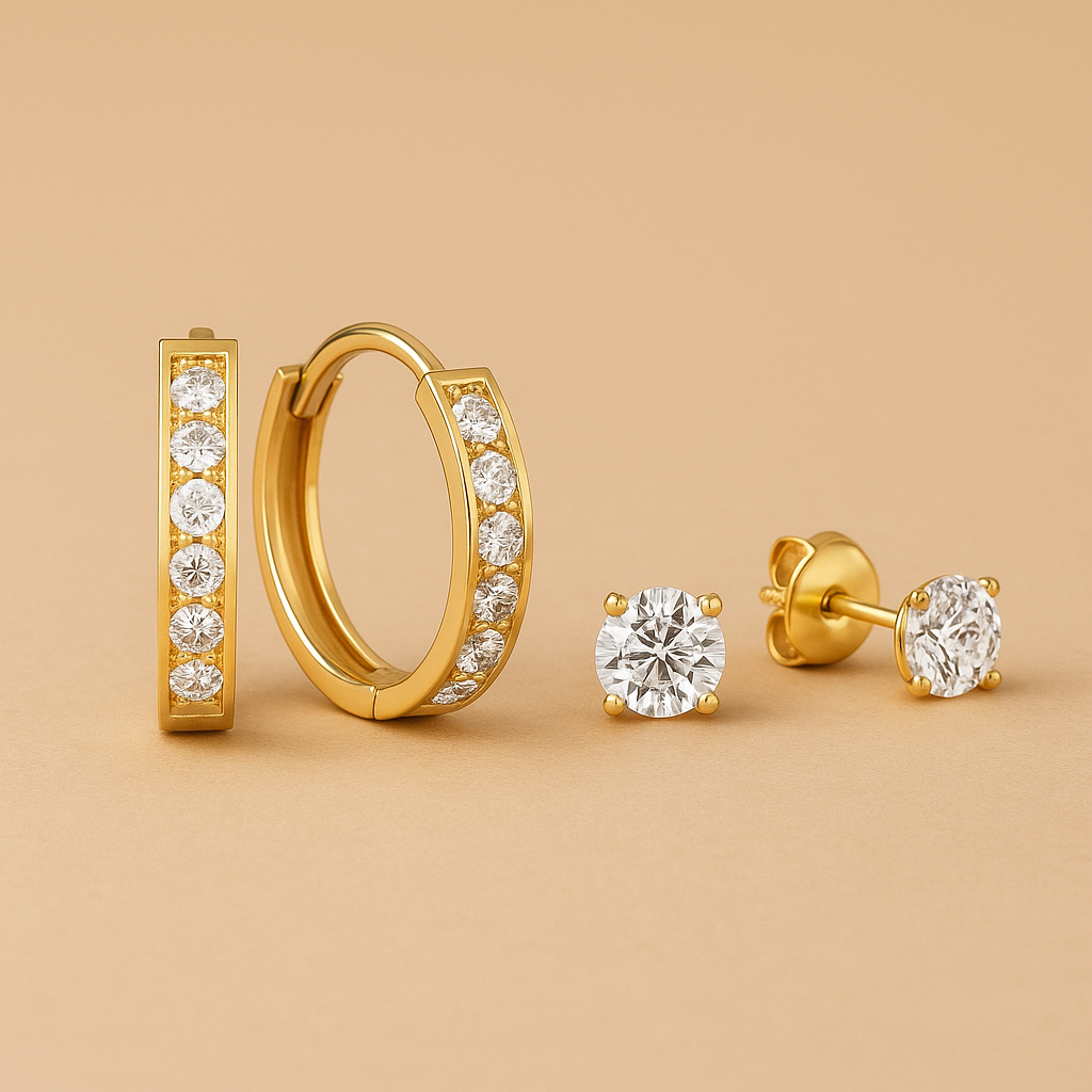 Dara – Sparkling Brilliance Set in 14k Gold