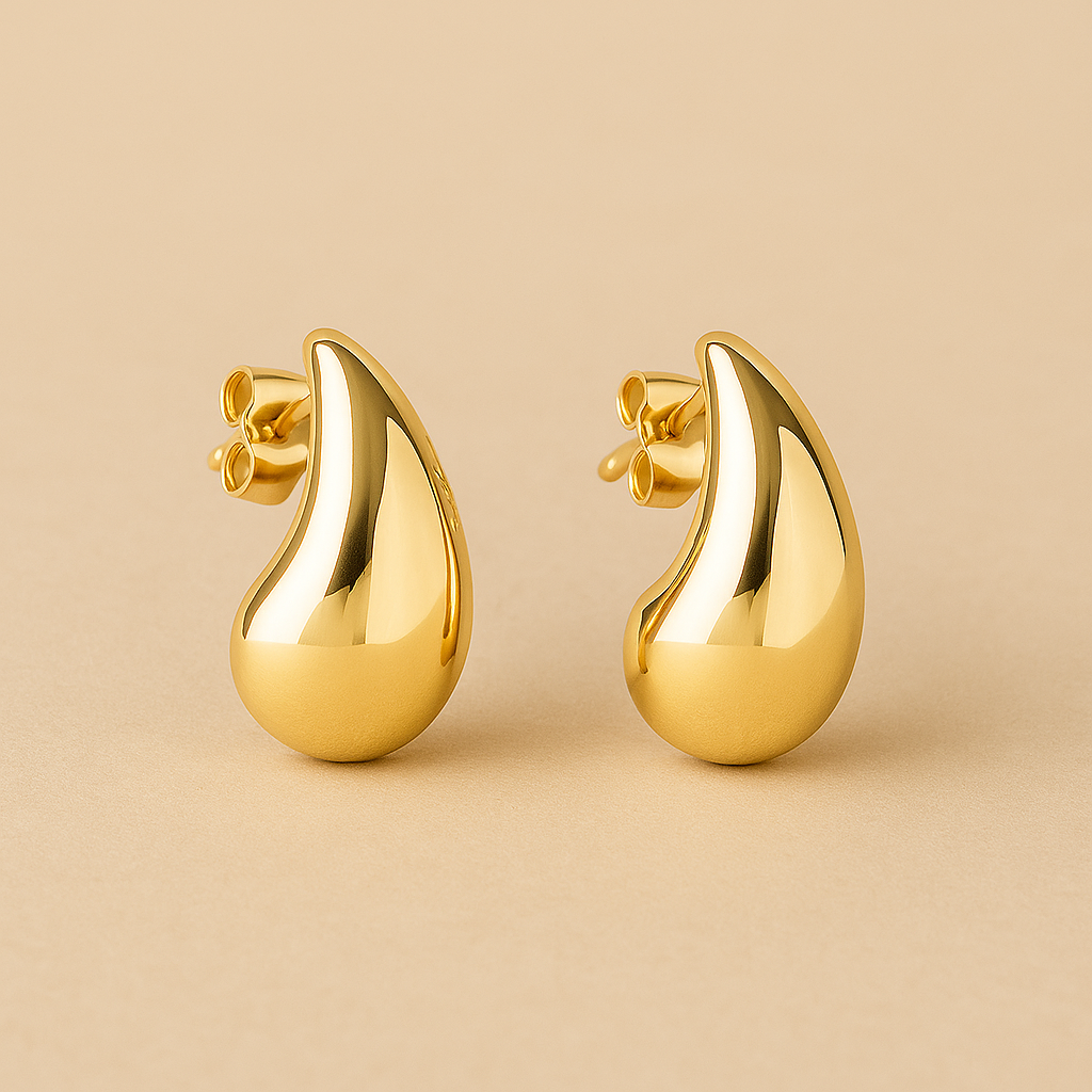 Mato Elegance Earrings | Graceful Drops in 18k Gold