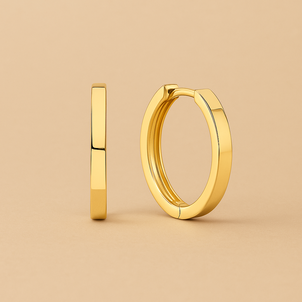 Gia – Iconic Statement Hoops Crafted in 18k Gold